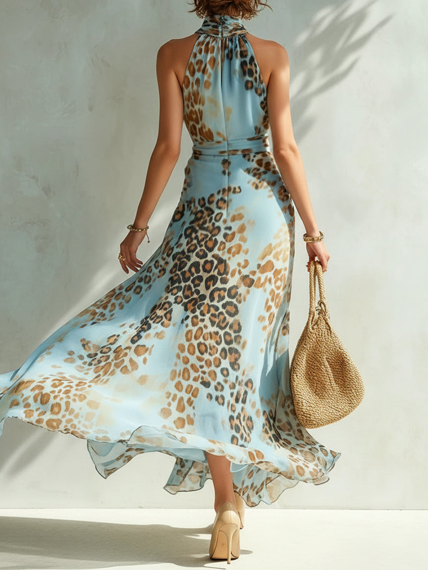 Desirè – Elegancka Sukienka w Panterkę