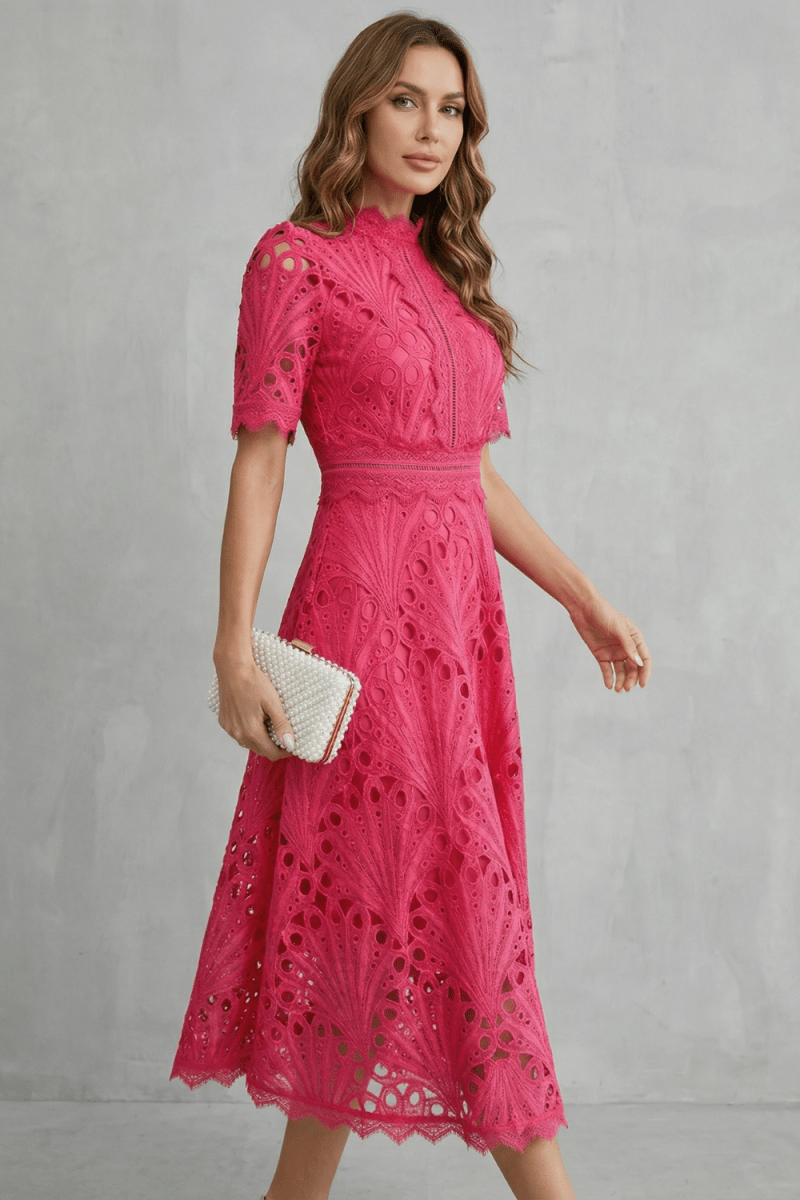 Susana™ | Elegancka Koronkowa Sukienka Midi