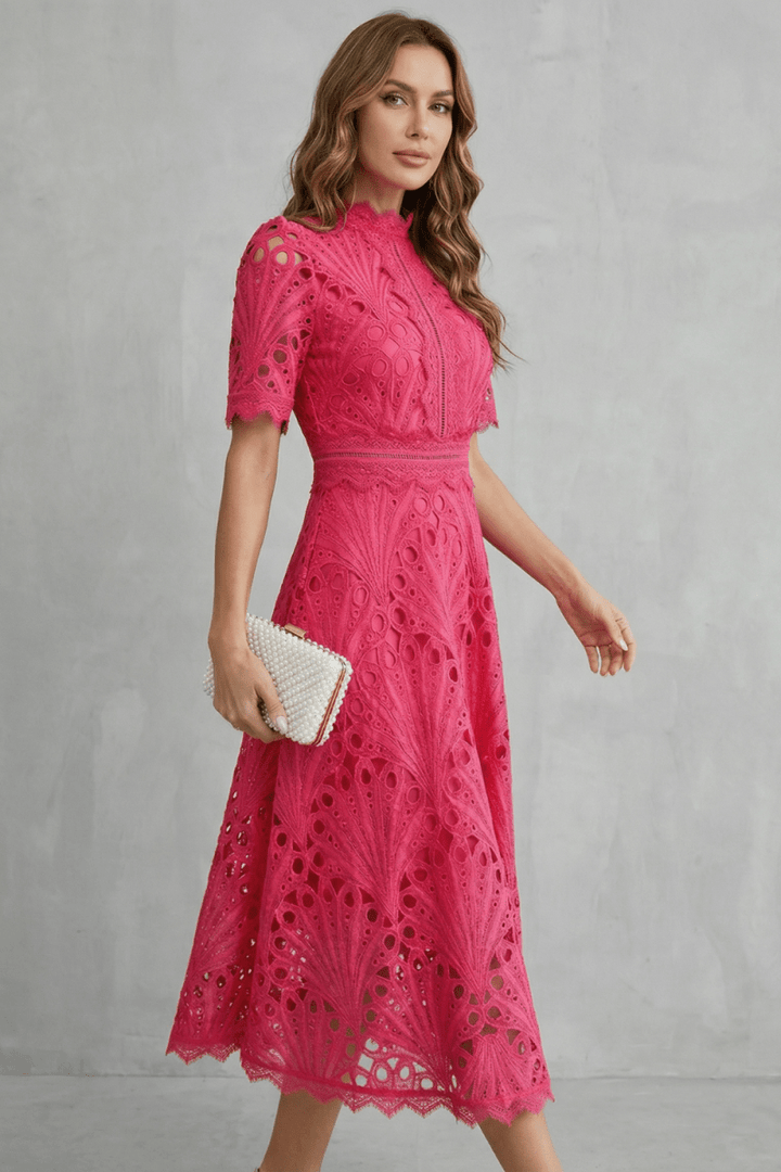 Susana™ | Elegancka Koronkowa Sukienka Midi